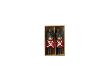Soldater 2 stk. I glas 9cm.