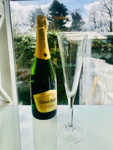 Lux Mundblæste Champagneglas 20cl.