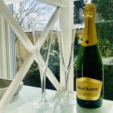 Lux Mundblæste Champagneglas 20cl.