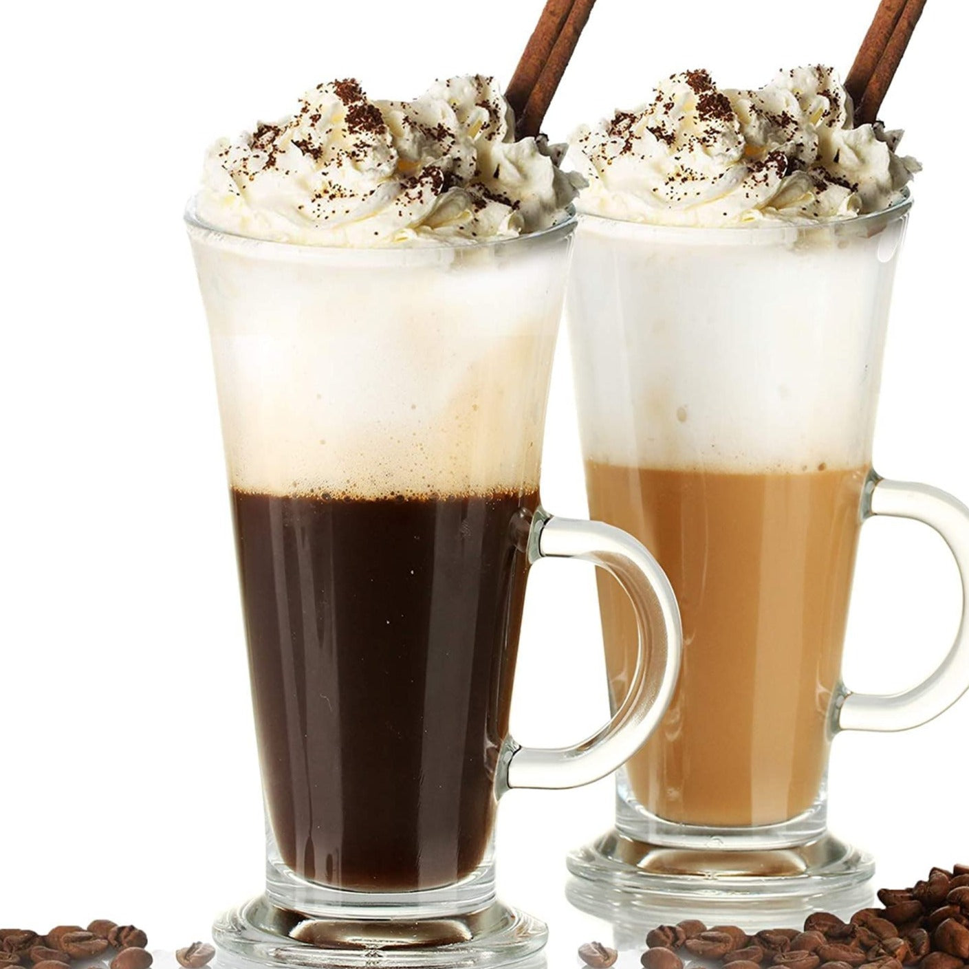 Latte glas 'Columbia' - konisk m. hank 45,5cl.