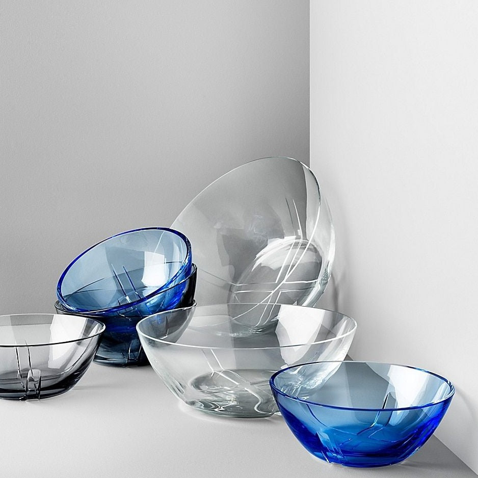 Kosta Boda Bruk blue small bowl