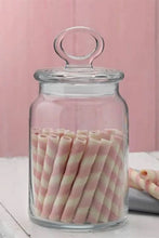 Kitchen Opbevarings krukke i Glas Højde 19cm Volume 0,8 Liter.