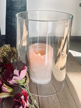 Elegant hurricane i klart glas - Stor cylinderform
