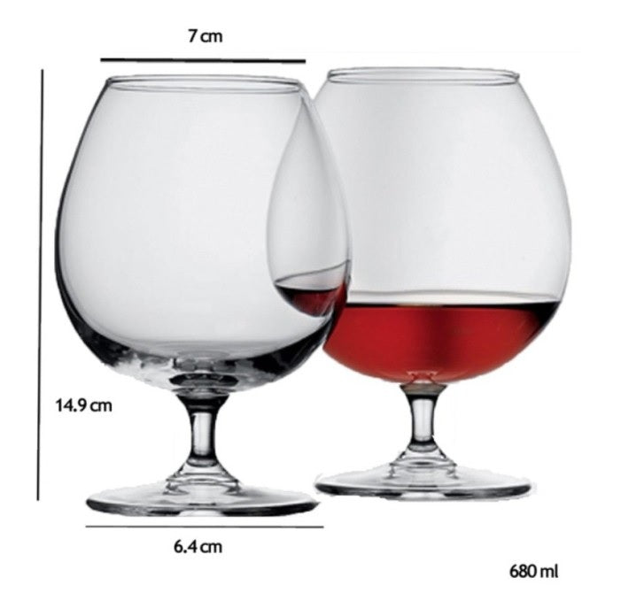 Charlottenlund Cognac Glas 68 cl