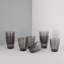 Kosta Boda Bruk smoke water tumbler large 35 cl 2 stk.