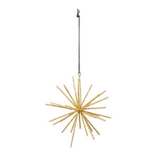 Guld Glimmer stjerne 10cm.