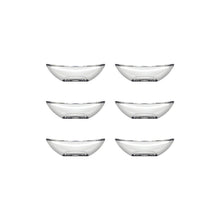 Gastroboutique ovale glas skåle 6stk.