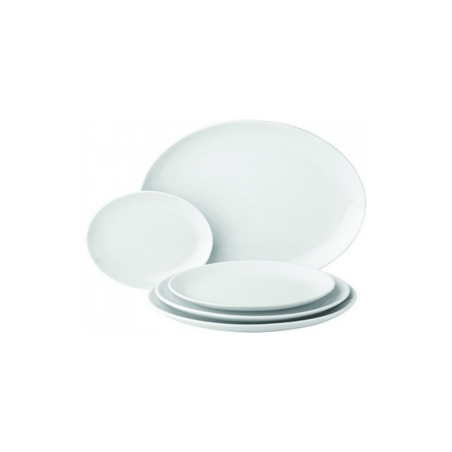 Titan Oval Plate (21cm) 6 stk - Glasglowe