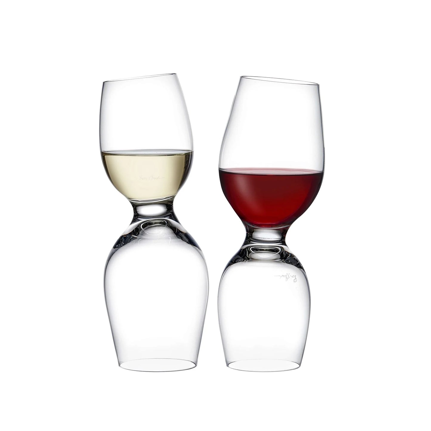 Rød eller Hvidvin set med 2 glas  Ron Arad
