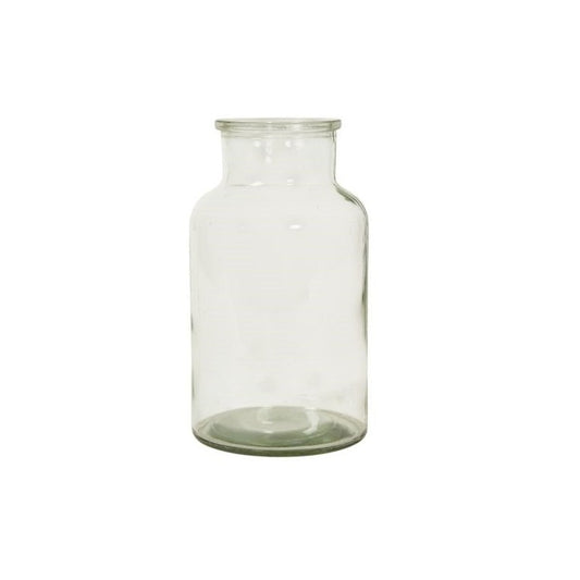 Flaske rund D10x20cm glas