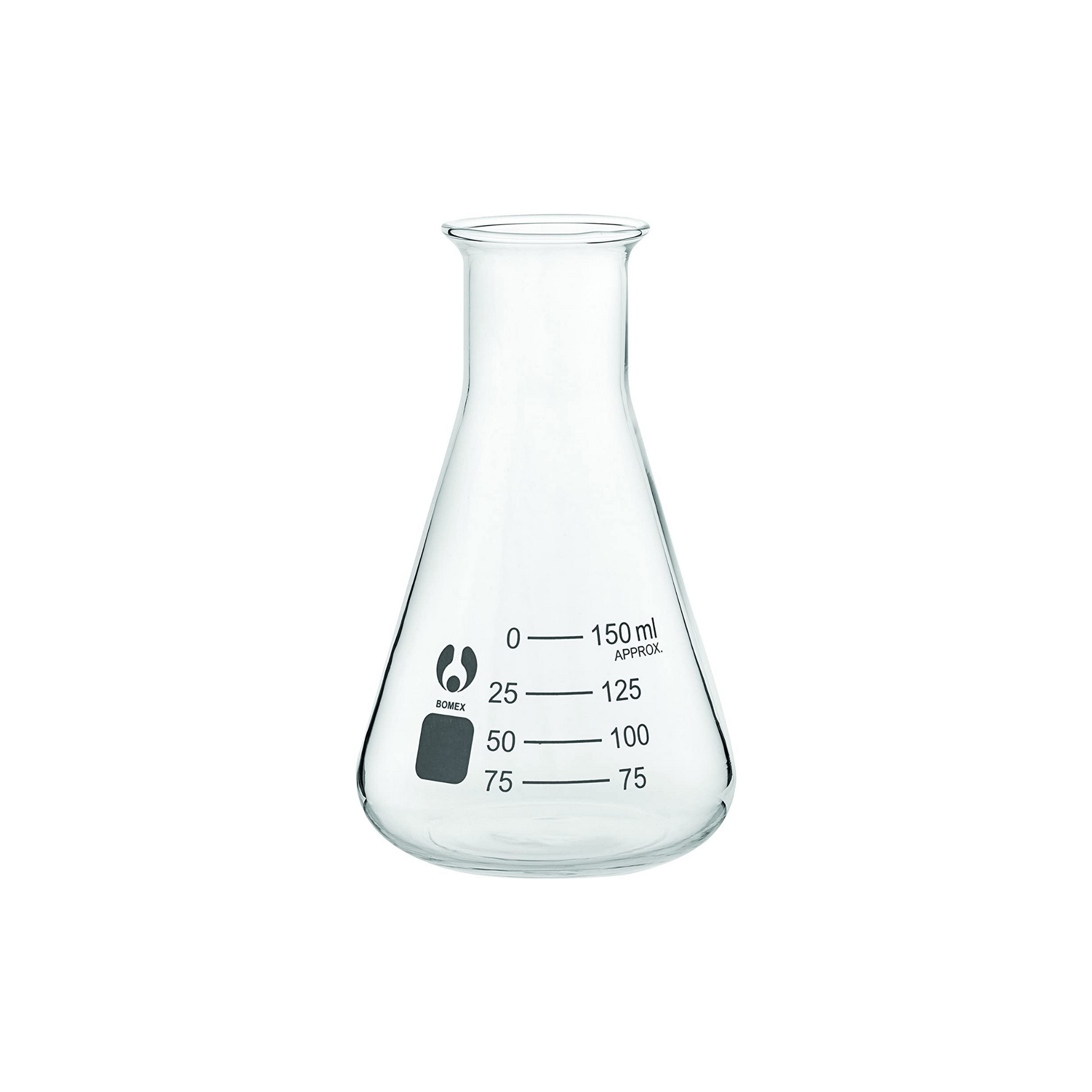 Alchemist Conical Flask H:124mm (150ml) - Glasglowe